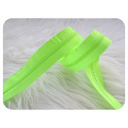 Endlos Reißverschluss Mix & Match 3mm - Shiny Lime